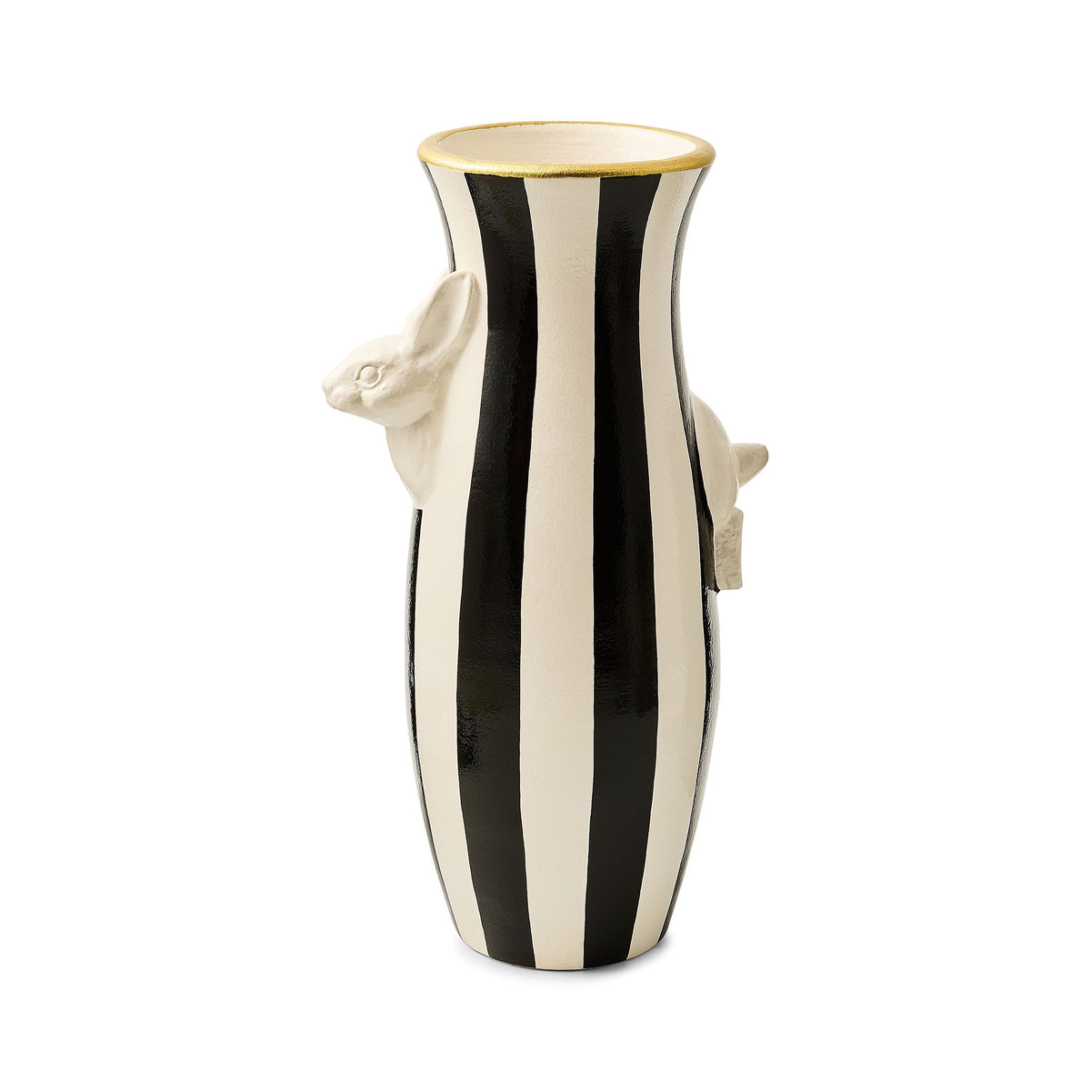 MacKenzie-Childs Courtly Rabbit Vase