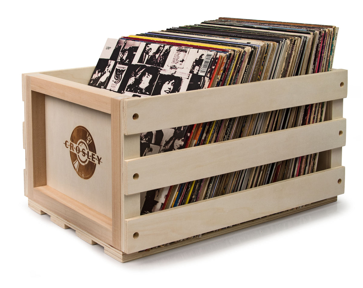Crosley Radios Vinyl Record Storage Crate