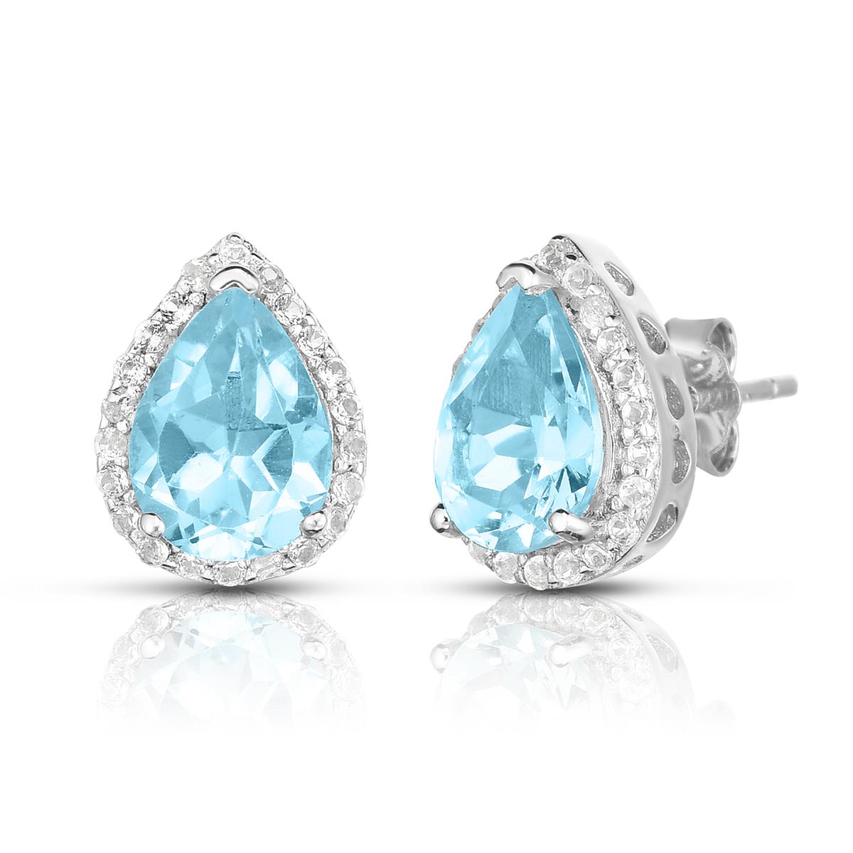 Jilco Inc Blue Topaz Earrings