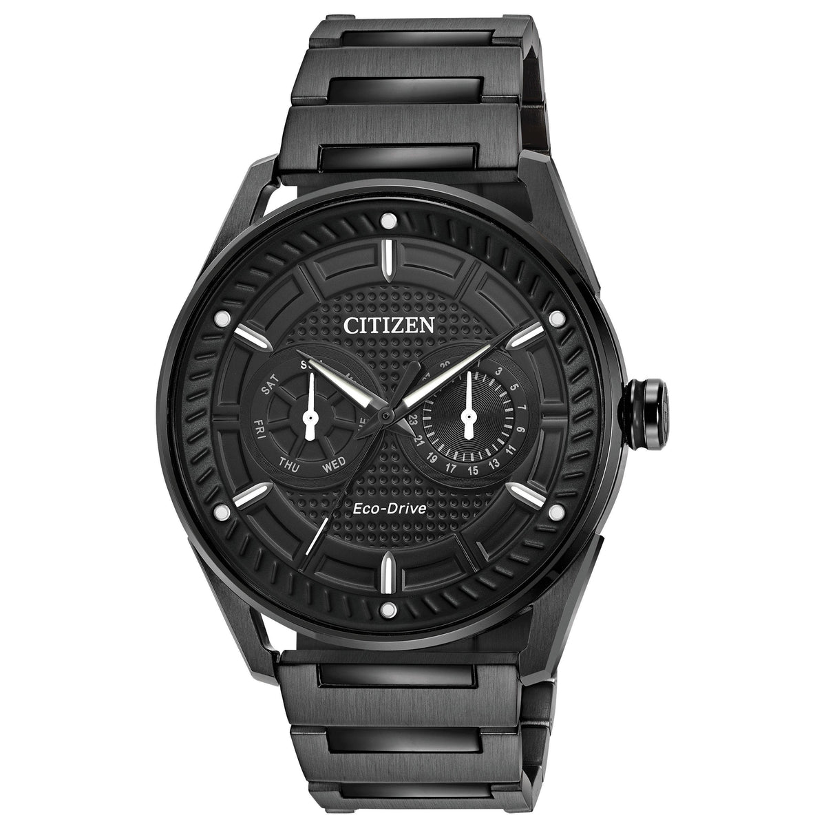 Citizen Mens Drive Sport Casual Eco-Drive CTO Stainless Steel Watch