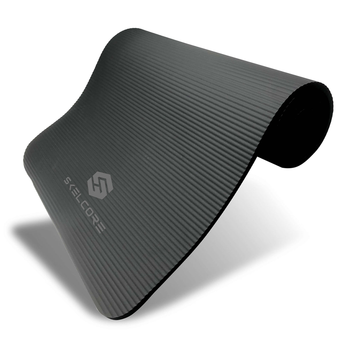 Skelcore NBR Deluxe Exercise Mat - 10mm (0.4") - Black