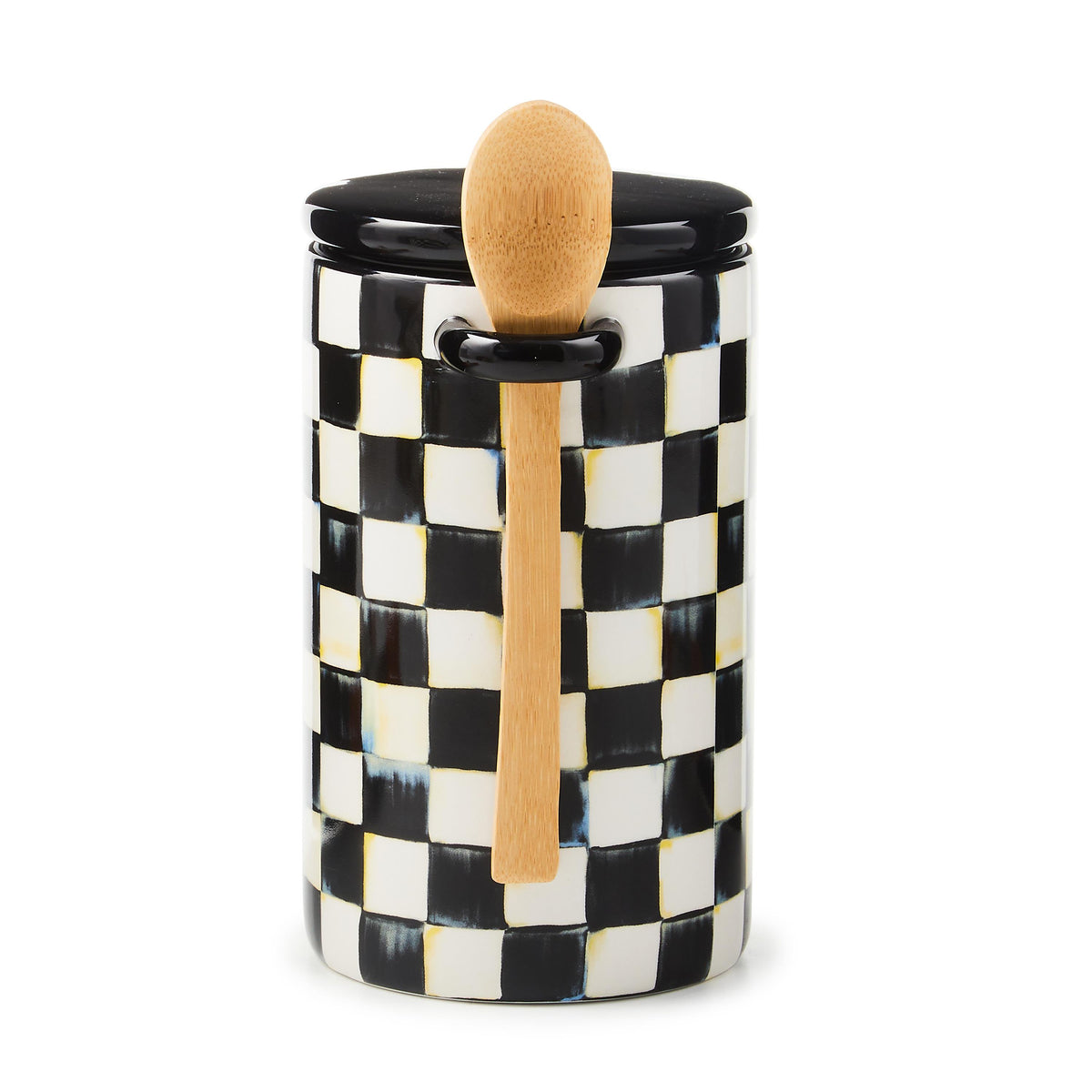 MacKenzie-Childs Rosy Check Farmhouse Canister