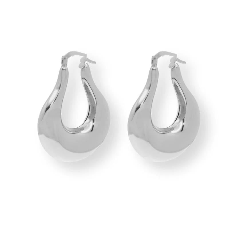 Infinity Luxe Jewelry Collection Teardrop Latch Lock Earrings