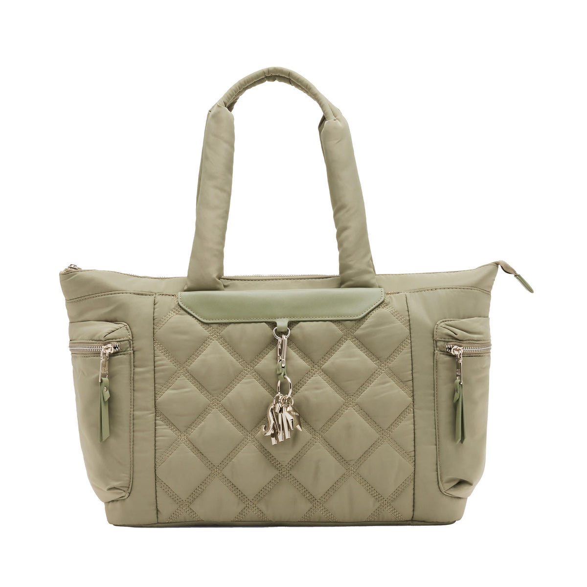 Steve Madden Blondyn CARRY ALL LARGE NYLON TOTE - SAGE
