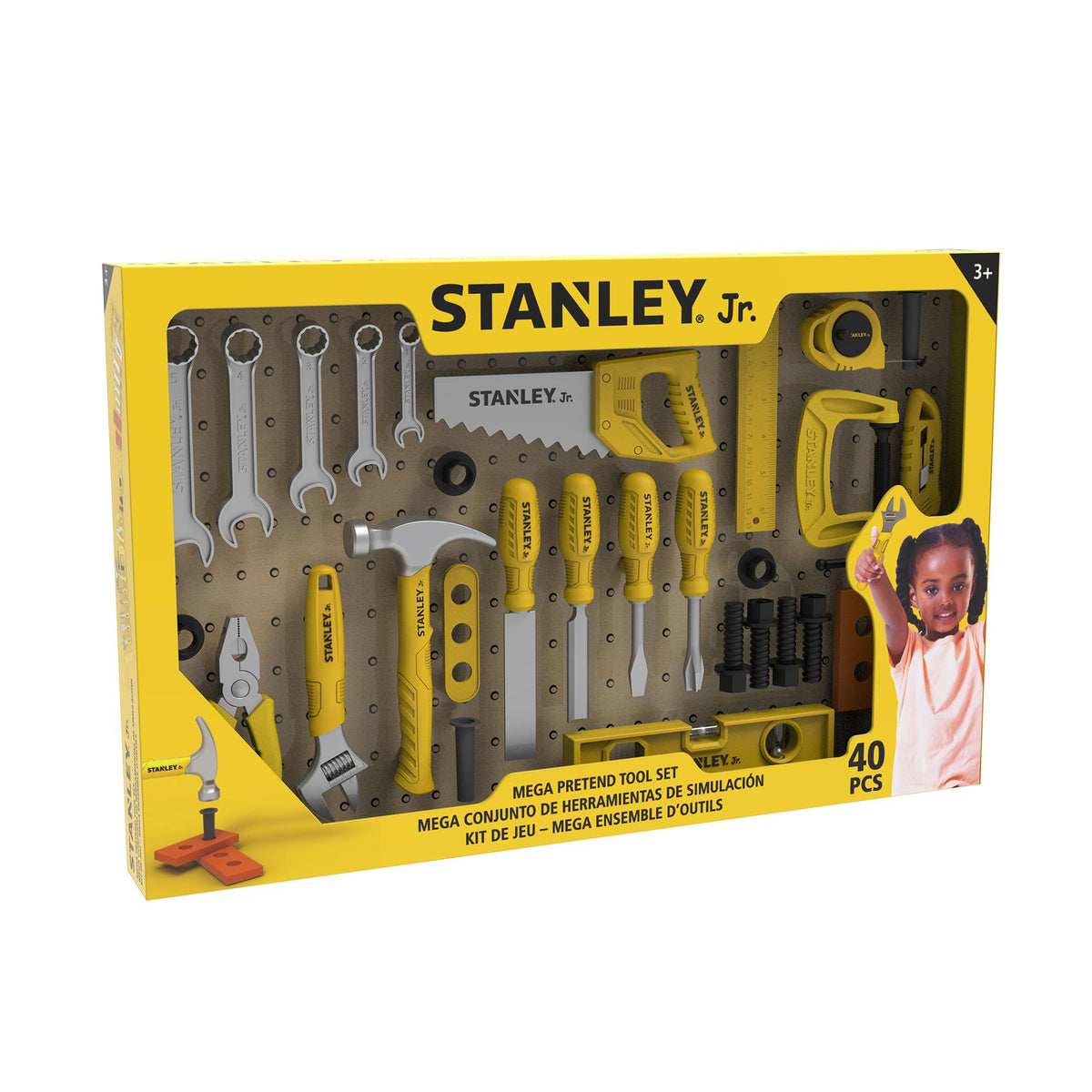 Red Toolbox Stanley Jr Mega Hand Toolset
