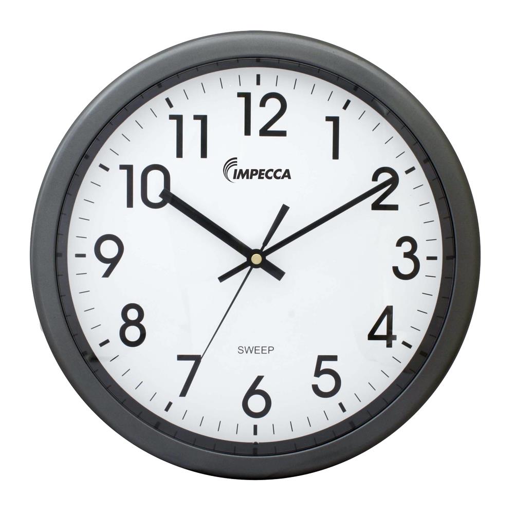 Impecca 12 Inch Quiet Movement Wall Clock