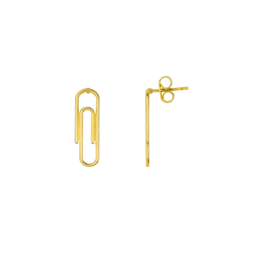 HAWLEY ST Paper Clip Stud Earrings