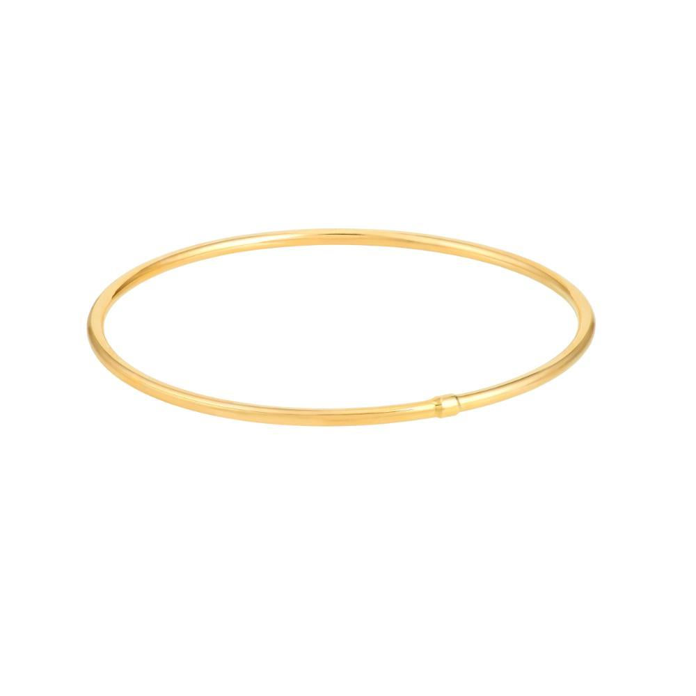 HAWLEY ST Slip-On Polished Tube 8" Bangle