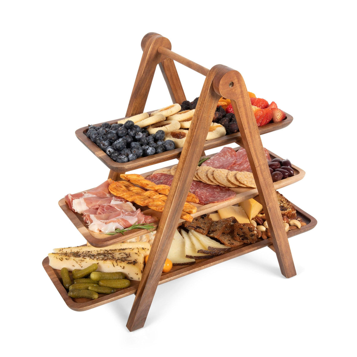 Toscana Serving Ladder - 3 Tiered Serving Station Acacia Wood
