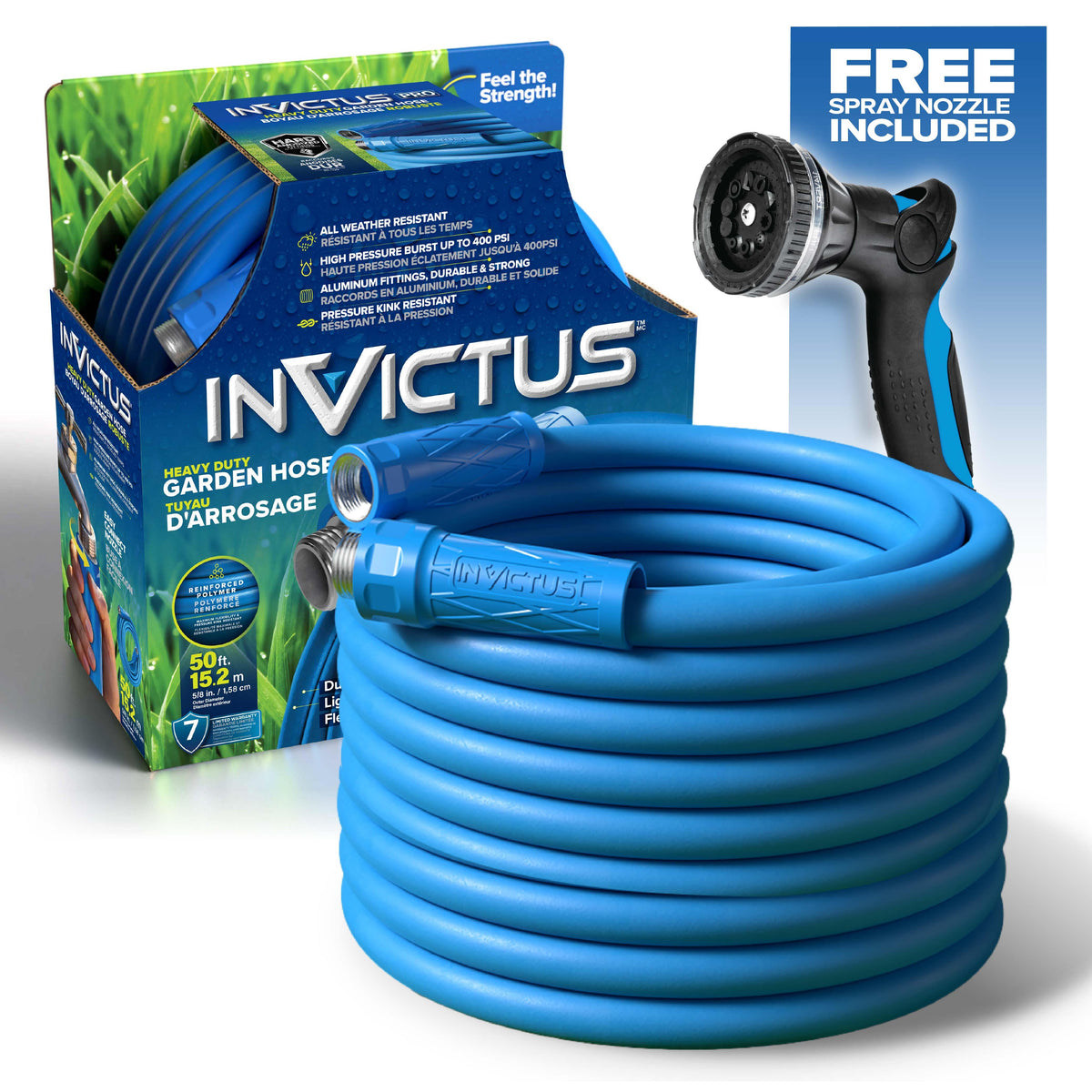 Invictus Garden Hose Size 50 FT