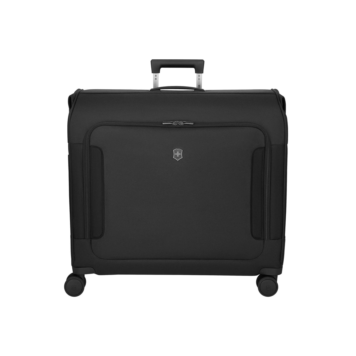 Victorinox Swiss Army Werks Traveler 7.0, Wheeled Garment Bag, 8-Wheel Softside Bag, Black