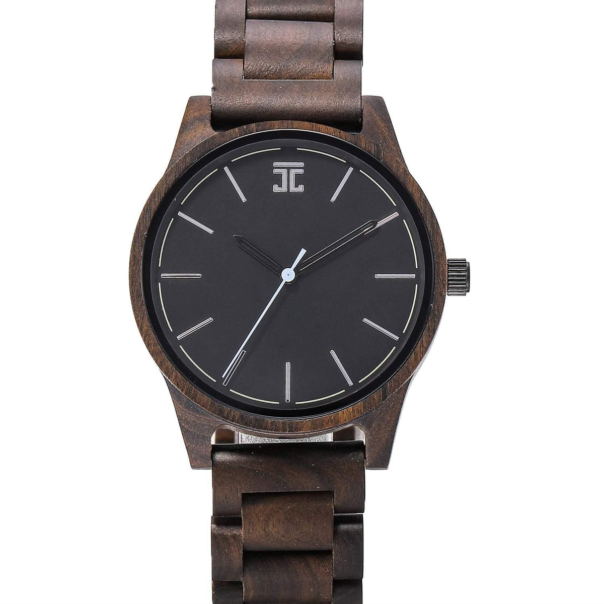 Joycoast Blue Ringer Dark Sandalwood Wooden Watch