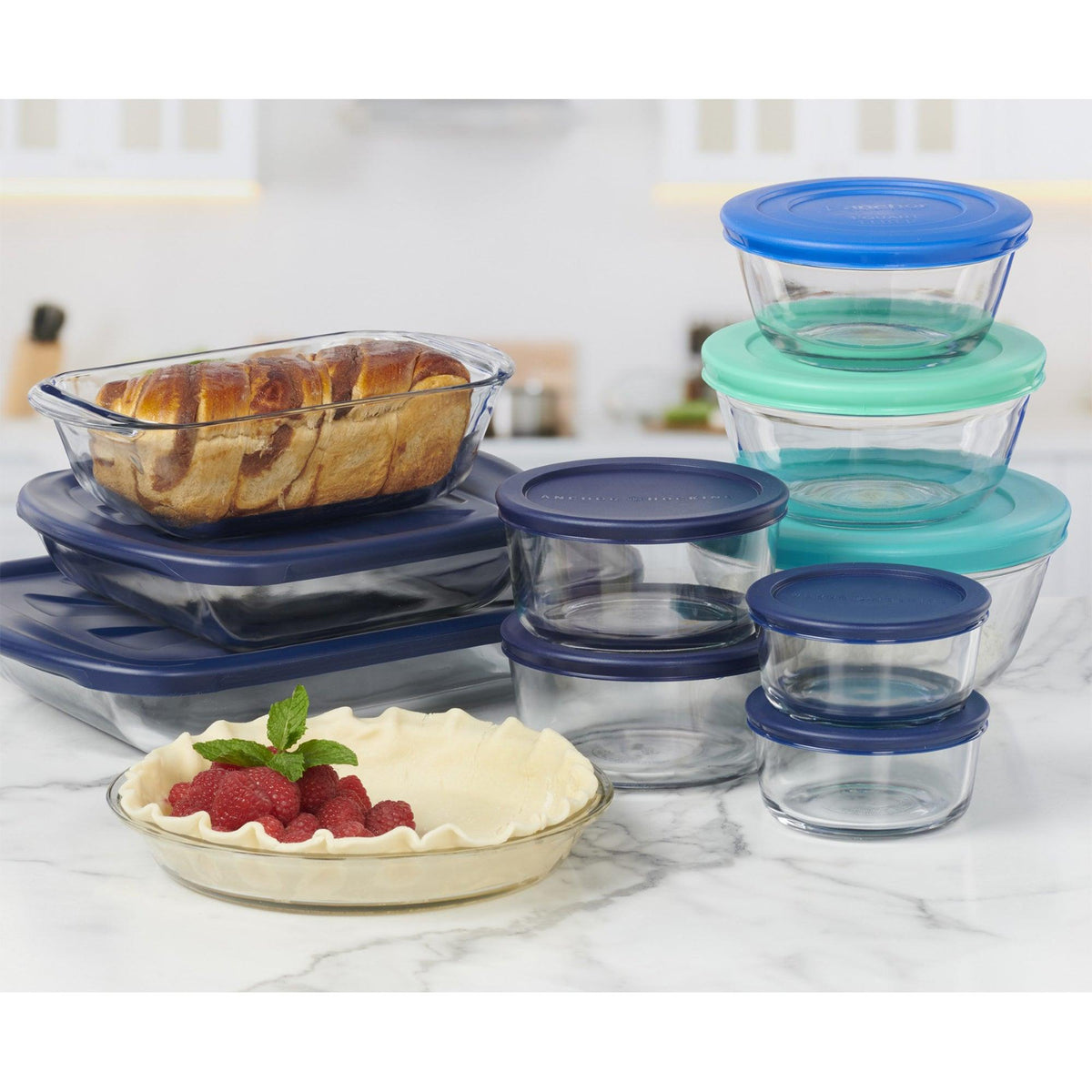 Anchor Hocking 20pc Essentials Glass Baking/Storage/Mixing Set