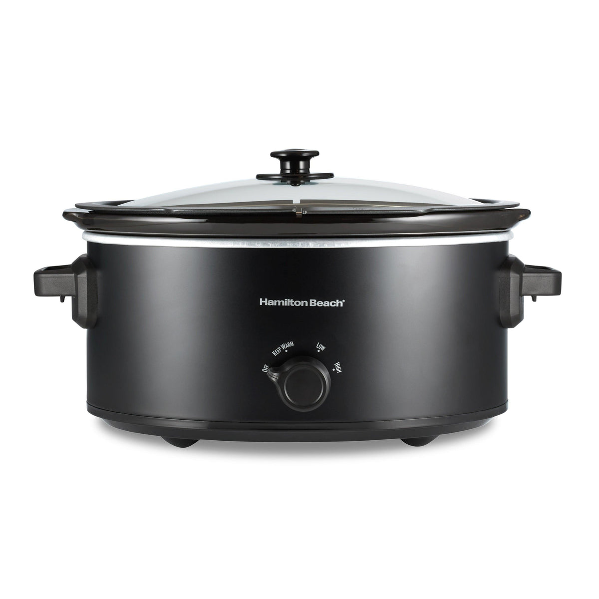 Hamilton Beach 6qt Double-Dish Slow Cooker Black