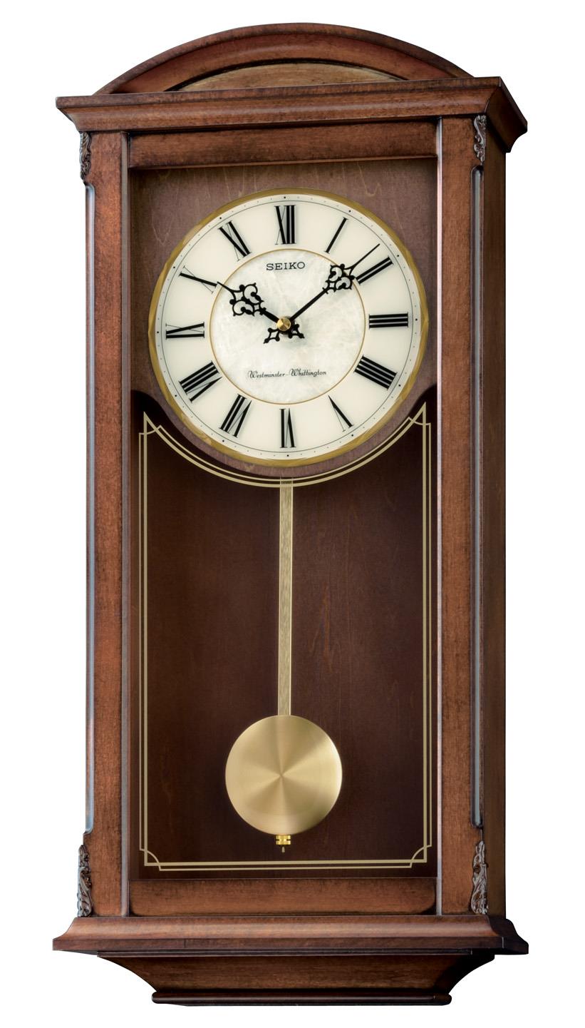 Seiko Clocks Wall-Pendulum, Chime, Quartz, Brown