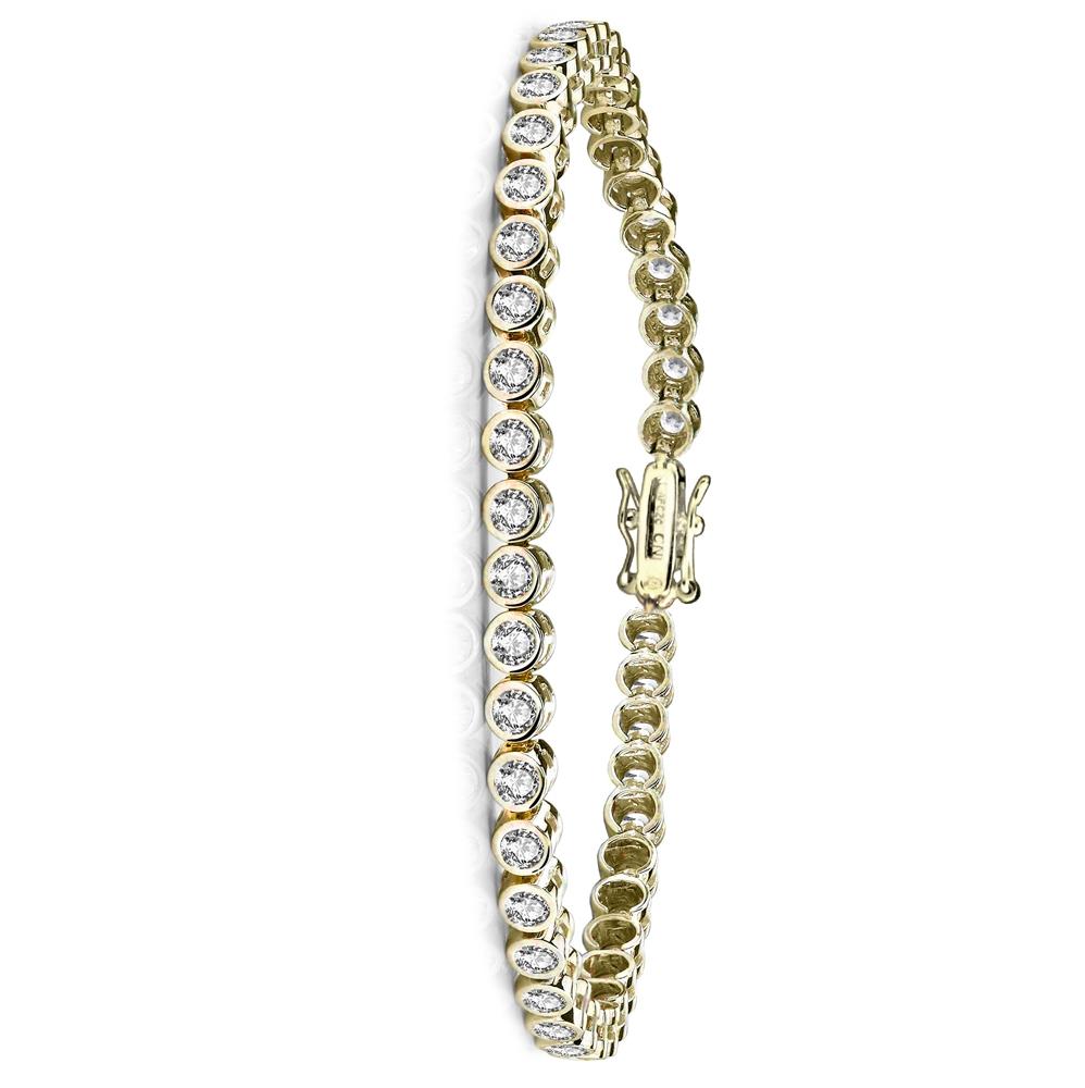 GENEVIVE Classic Tennis Bracelet Size 7"