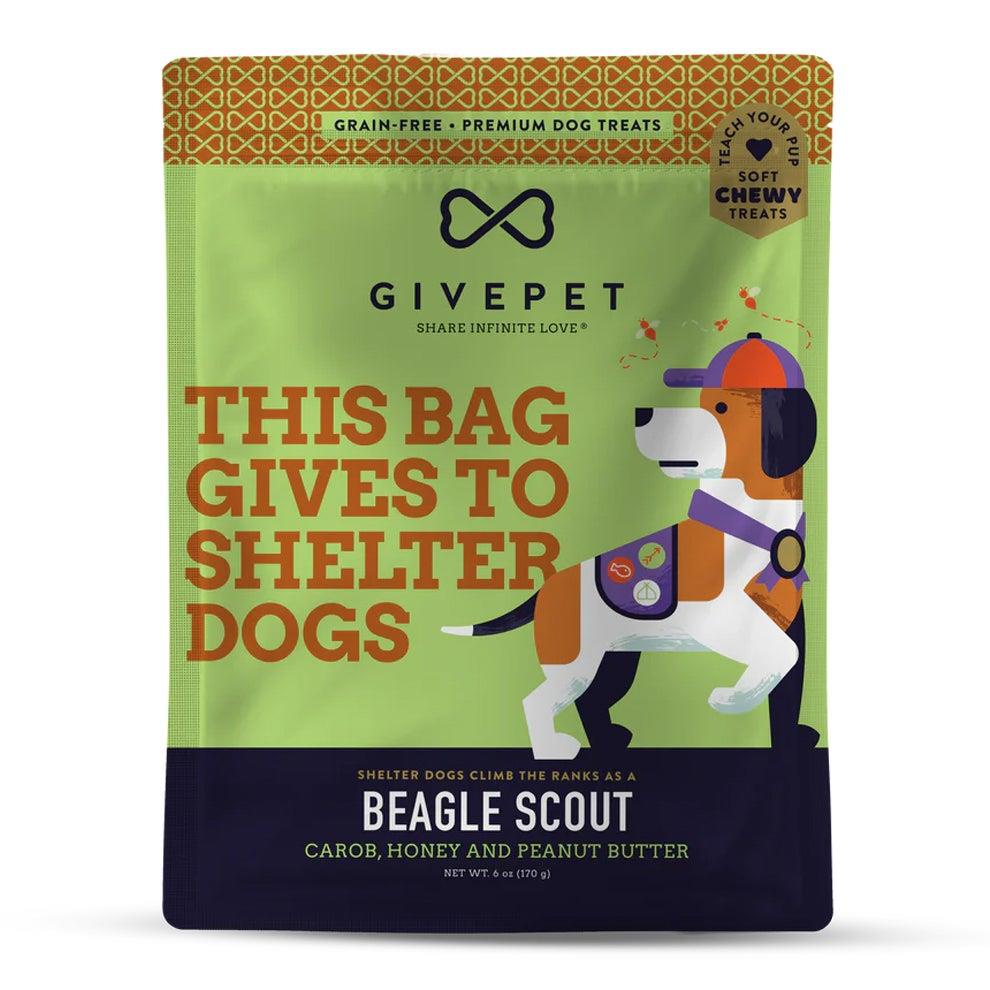 GivePet Beagle Scout Soft & Chewy Training Dog Treats - 6oz Bag