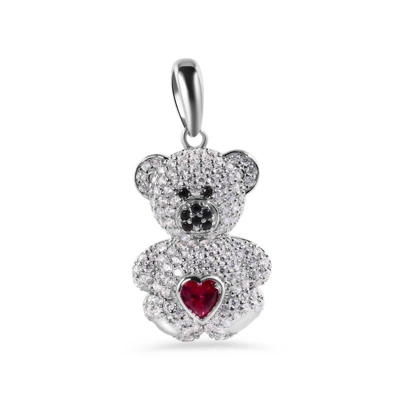 Infinity Luxe Jewelry Collection Teddy Bear Pendant with chain