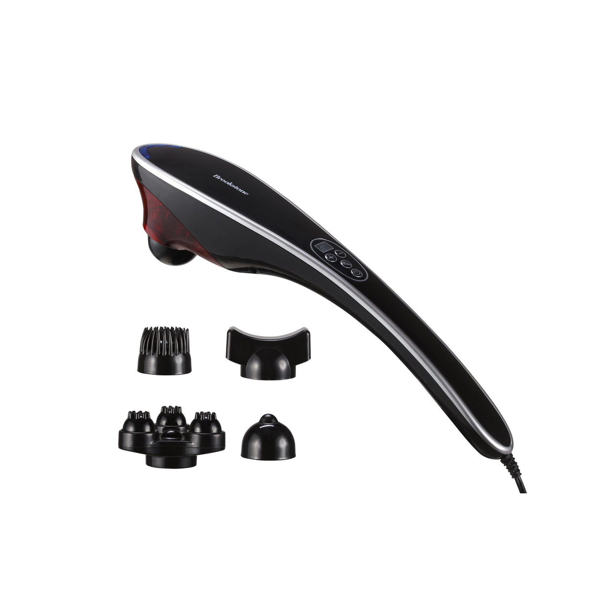 Brookstone Handheld Percussion Body Massager w/ Heat