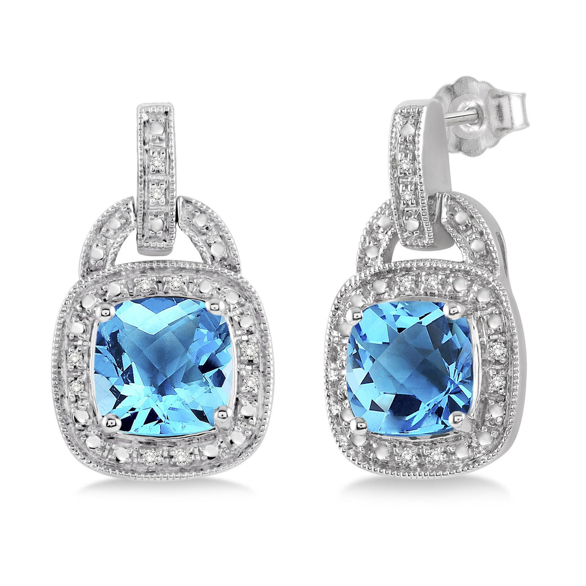 Jilco Inc Blue Topaz Earrings