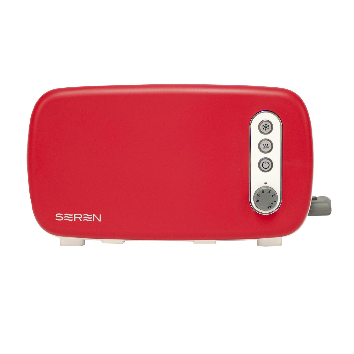 BergHOFF Seren 2Pc Side Loading Toaster with Red Panel