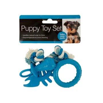 Bella Home Puppy Dog Chewing Toy Set