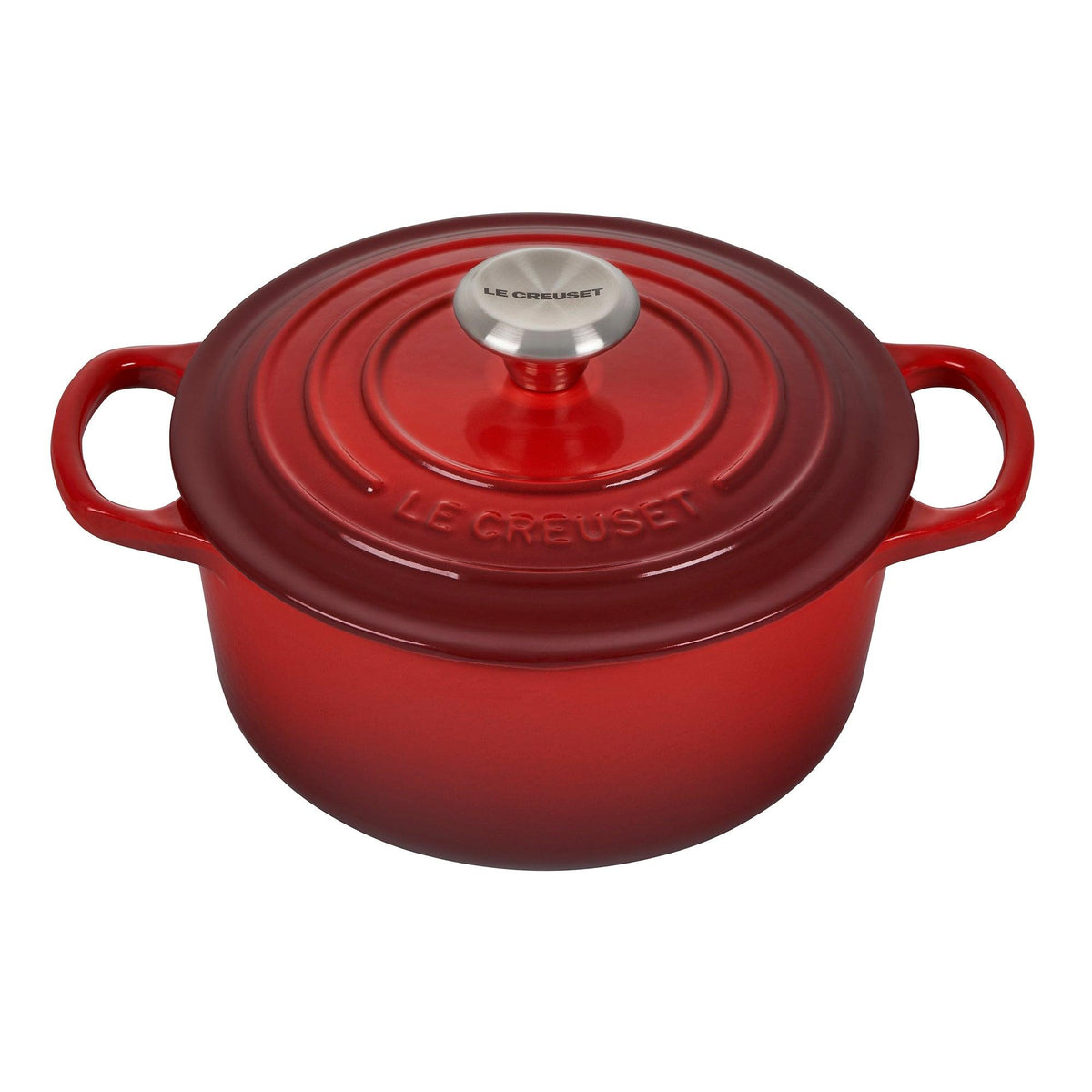 Le Creuset 2qt Signature Cast Iron Round Dutch Oven Cerise