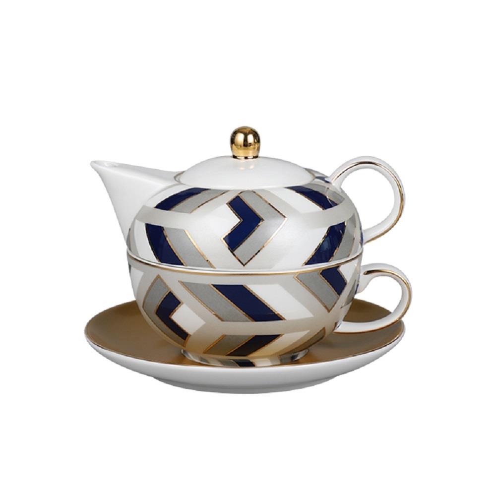 W Unlimited Jiallo - The Elegance in Porcelain Tea Service Collection - Tea for 1 Tea Set