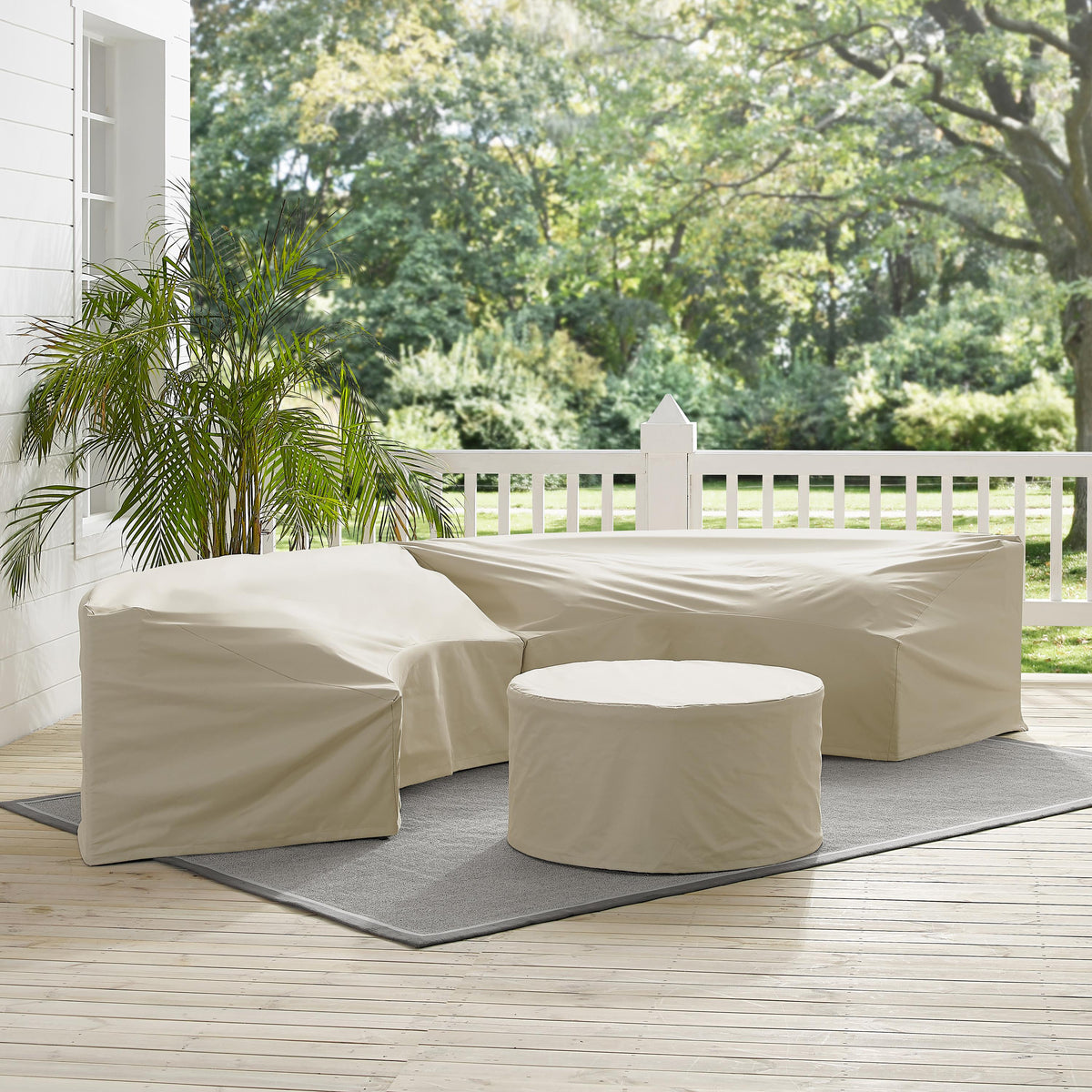 Crosley Outdoor Catalina 3Pc Outdoor Furniture Cover Set