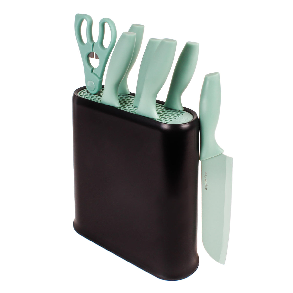 BergHoff 8pc PP Knife Set with Universal Knife Block