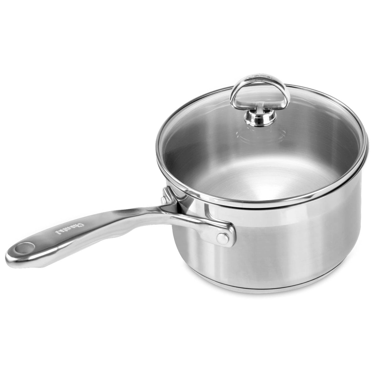 Chantal Induction 21 - 2qt. Saucepan with Glass Lid