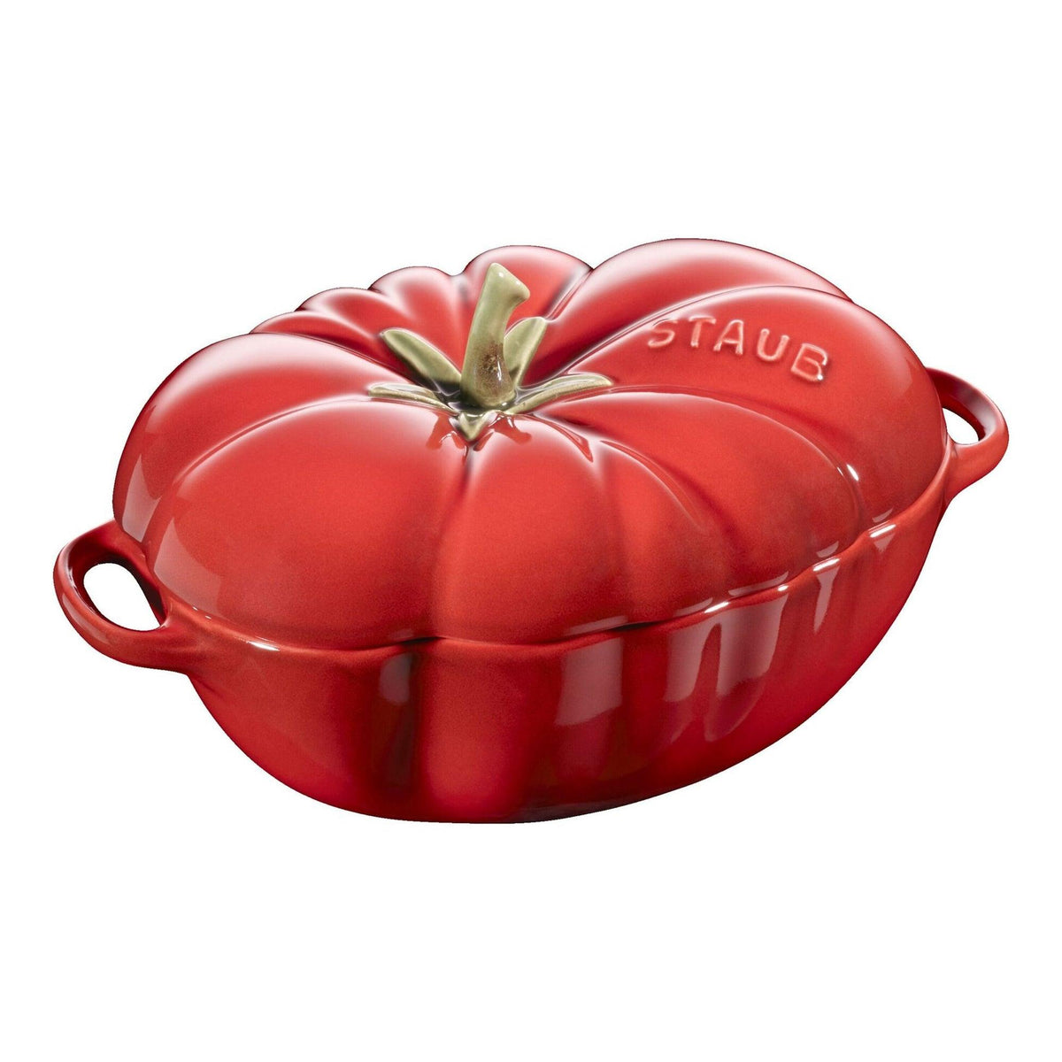 Staub 0.525qt Petite Tomato Cast Iron Cocotte Cherry