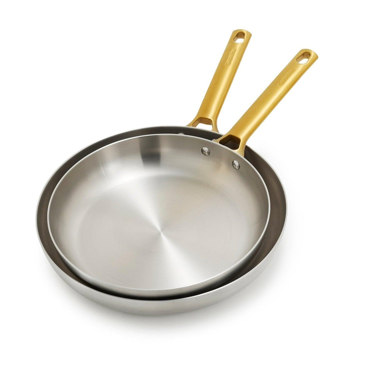 GreenPan Reserve Stainless 2pc Fry Pan Set