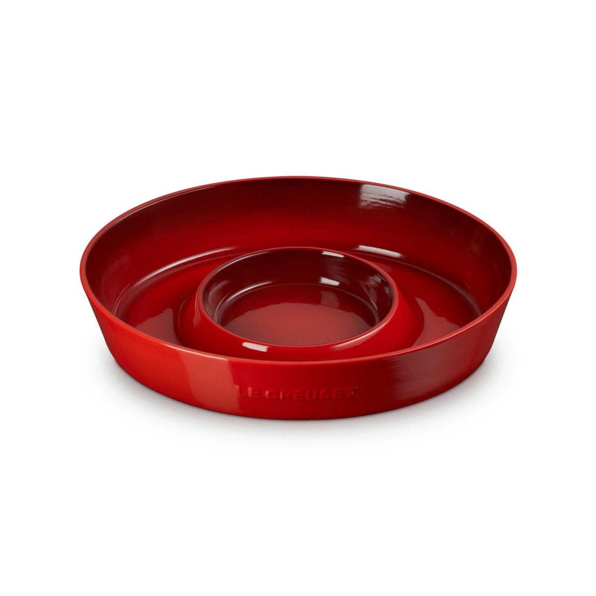 Le Creuset Chip and Dip Platter Cerise
