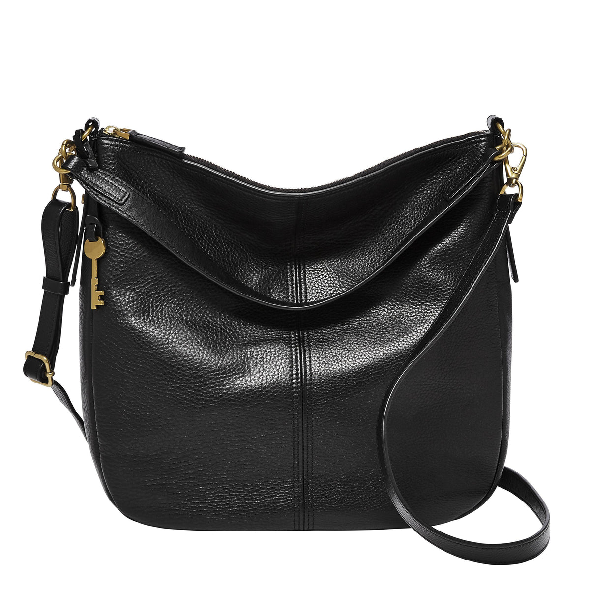 Fossil Jolie Hobo Handbag Black