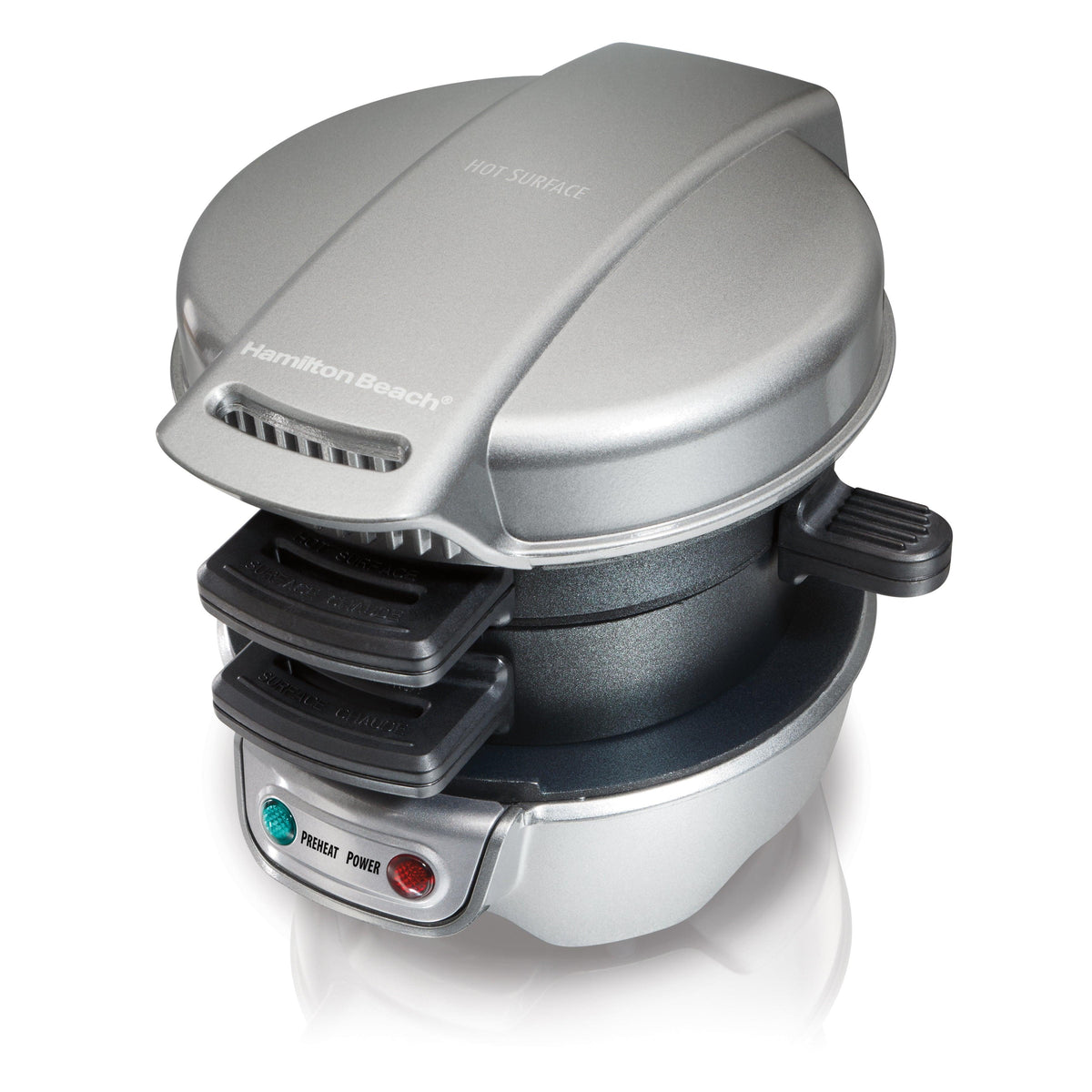 Hamilton Beach Breakfast Sandwich Maker Silver