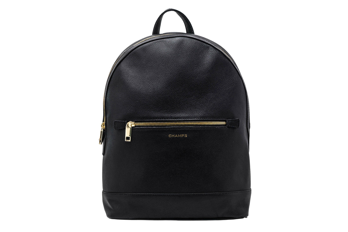 Champs Luggage Gala Collection Leather Backpack Size 10"x10"x3"