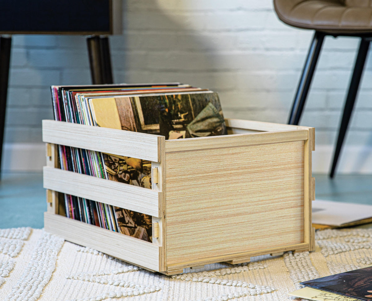 Crosley Radios Vinyl Record Storage Crate