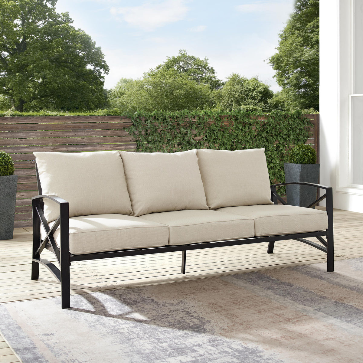 Crosley Outdoor Kaplan Outdoor Sofa