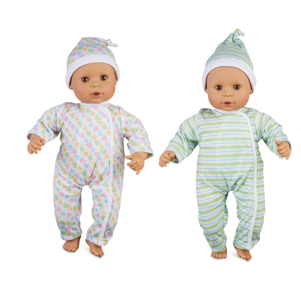 Melissa & Doug Mine to Love Baby Dolls - Sebastian & Sofia Ages 18+ Months