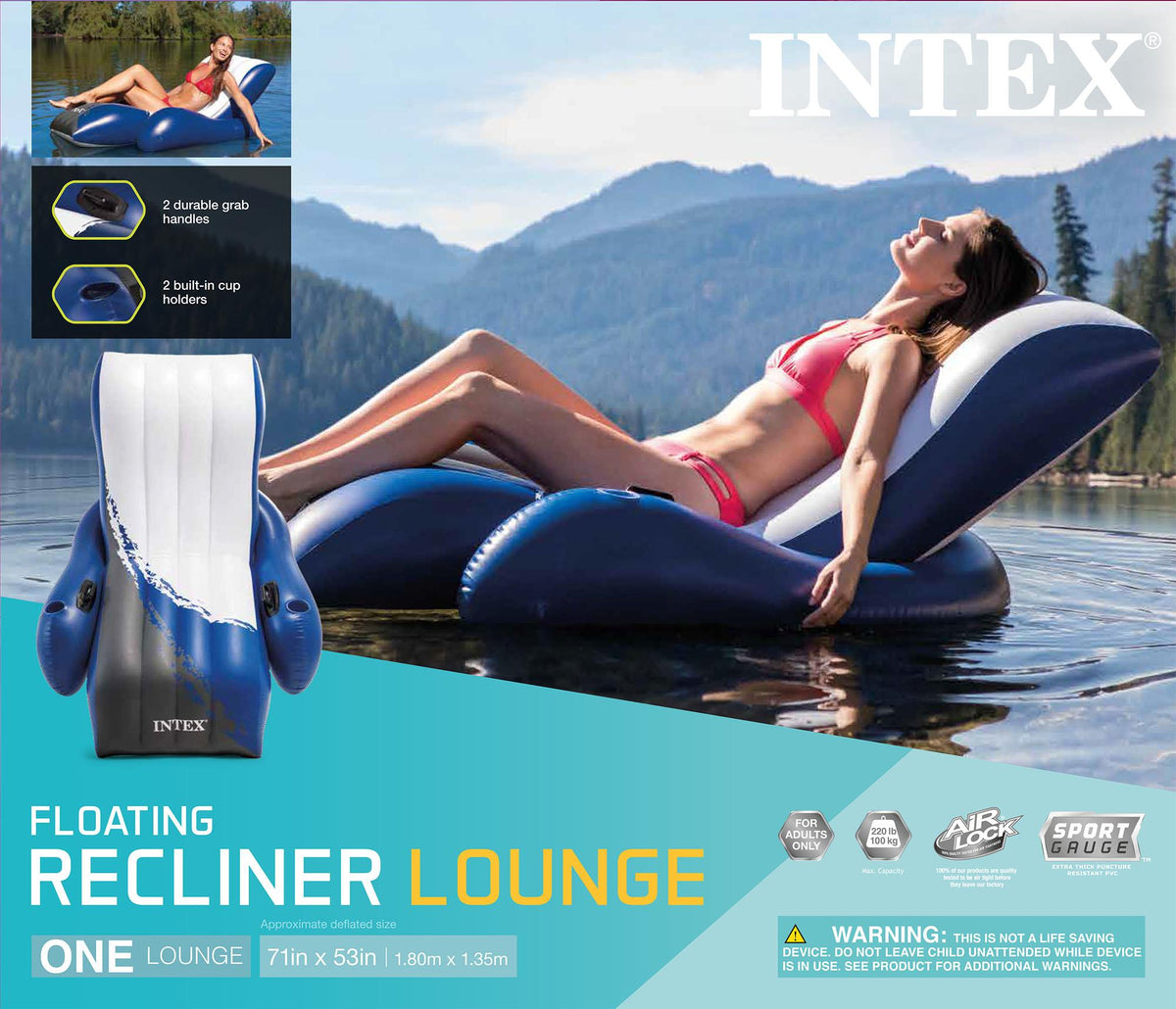 Intex Floating recliner lounge, age: adult