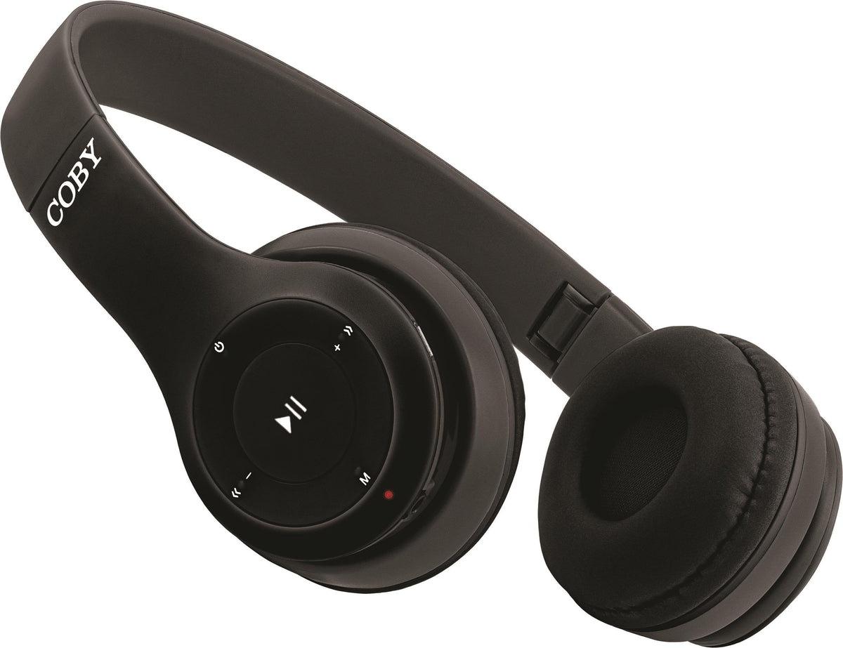 COBY Wireless Compact Foldable Headphones