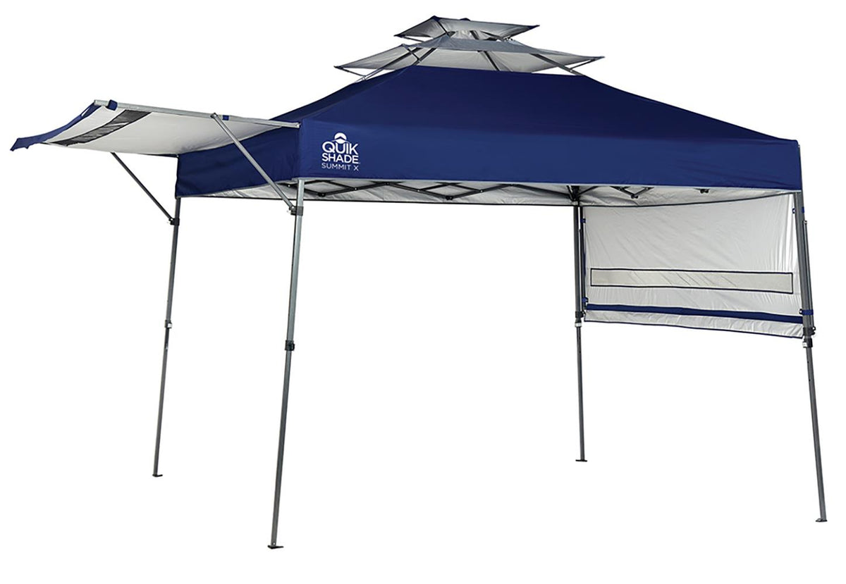 Quik Shade Summit X Pop-Up Canopy Tent with Awning Size 10x10