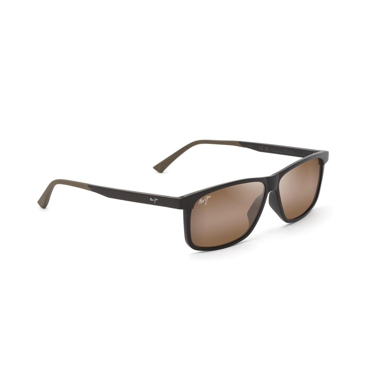 Maui Jim Pulama Polarized Sunglasses Matte Brown Frame HCL Bronze Lens
