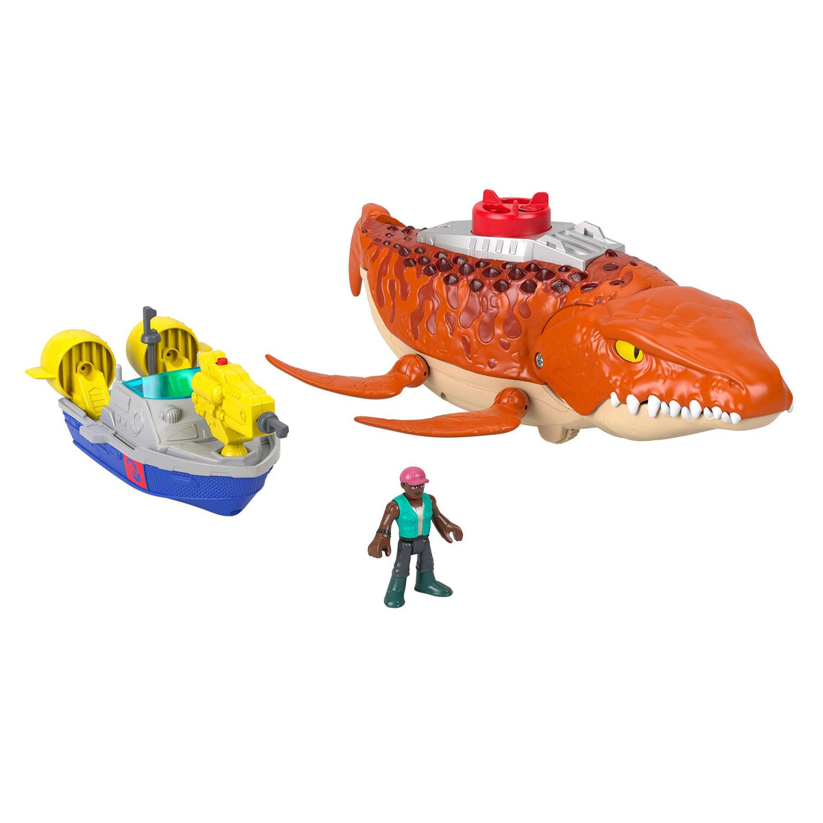 Fisher Price Jurassic World Aquachomp Chase Mosasaurus Ages 3+ Years