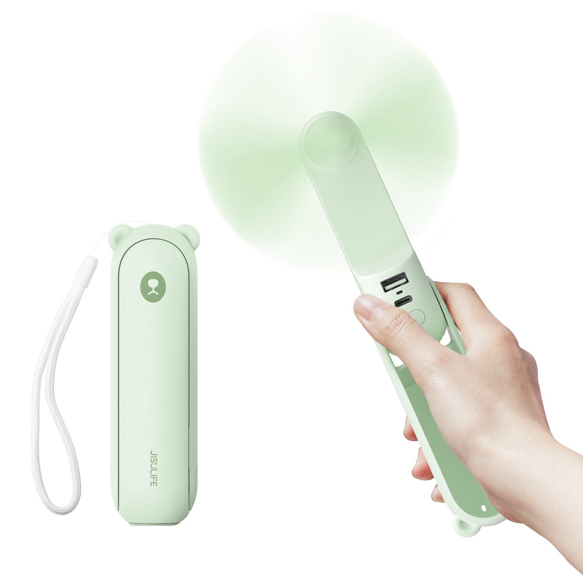 Jisulife Life8 Plus Handheld Fan Mint Green