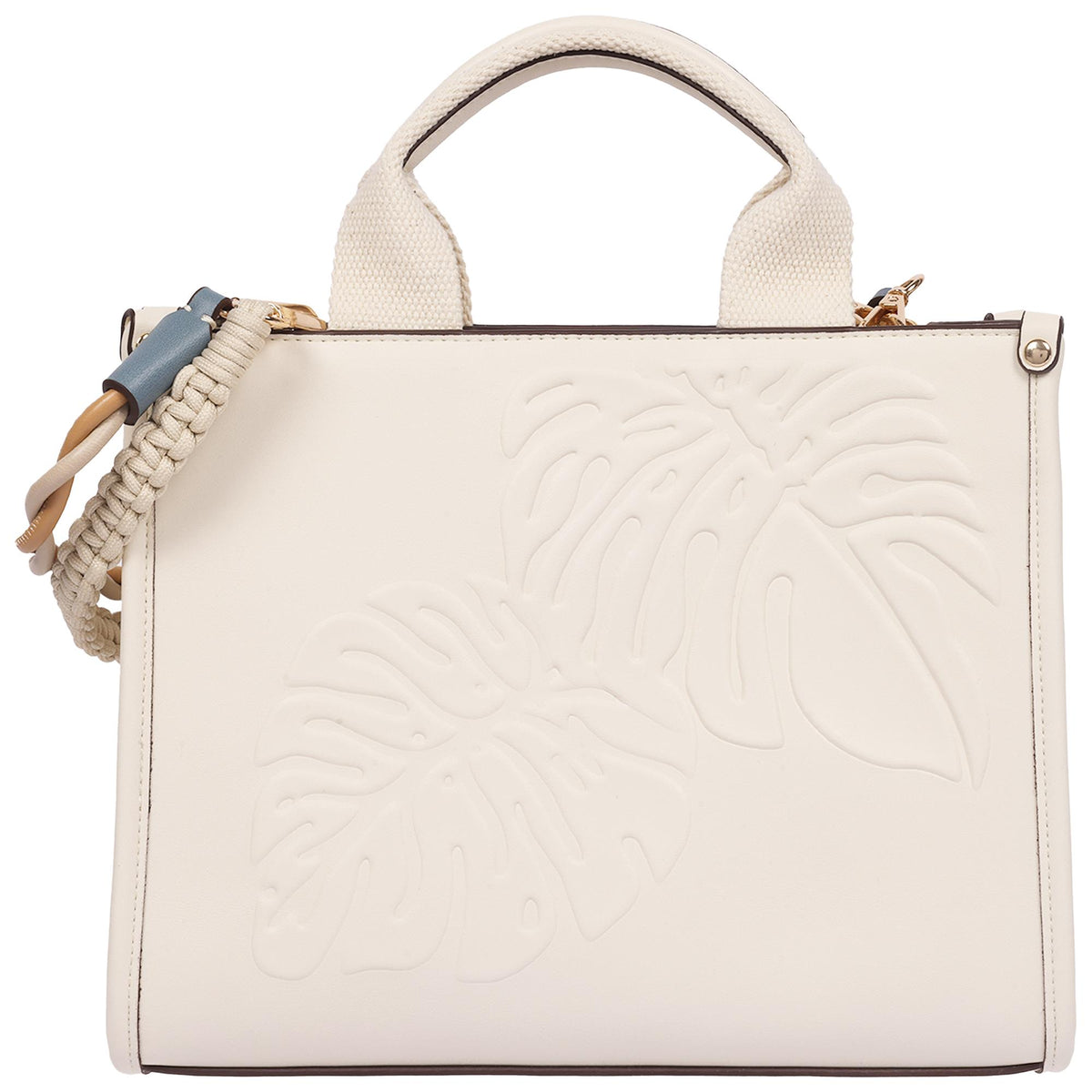 Tommy Bahama Handbags Darcy Leaf Motif Medium Tote Size 9"
