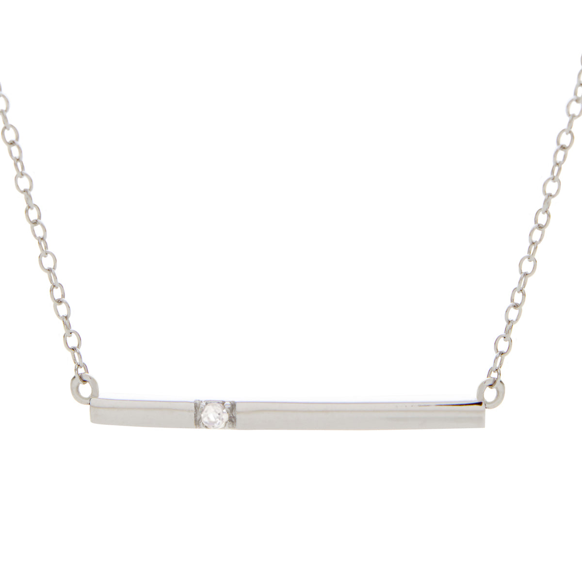 Jilco Inc Diamond Bar Necklace