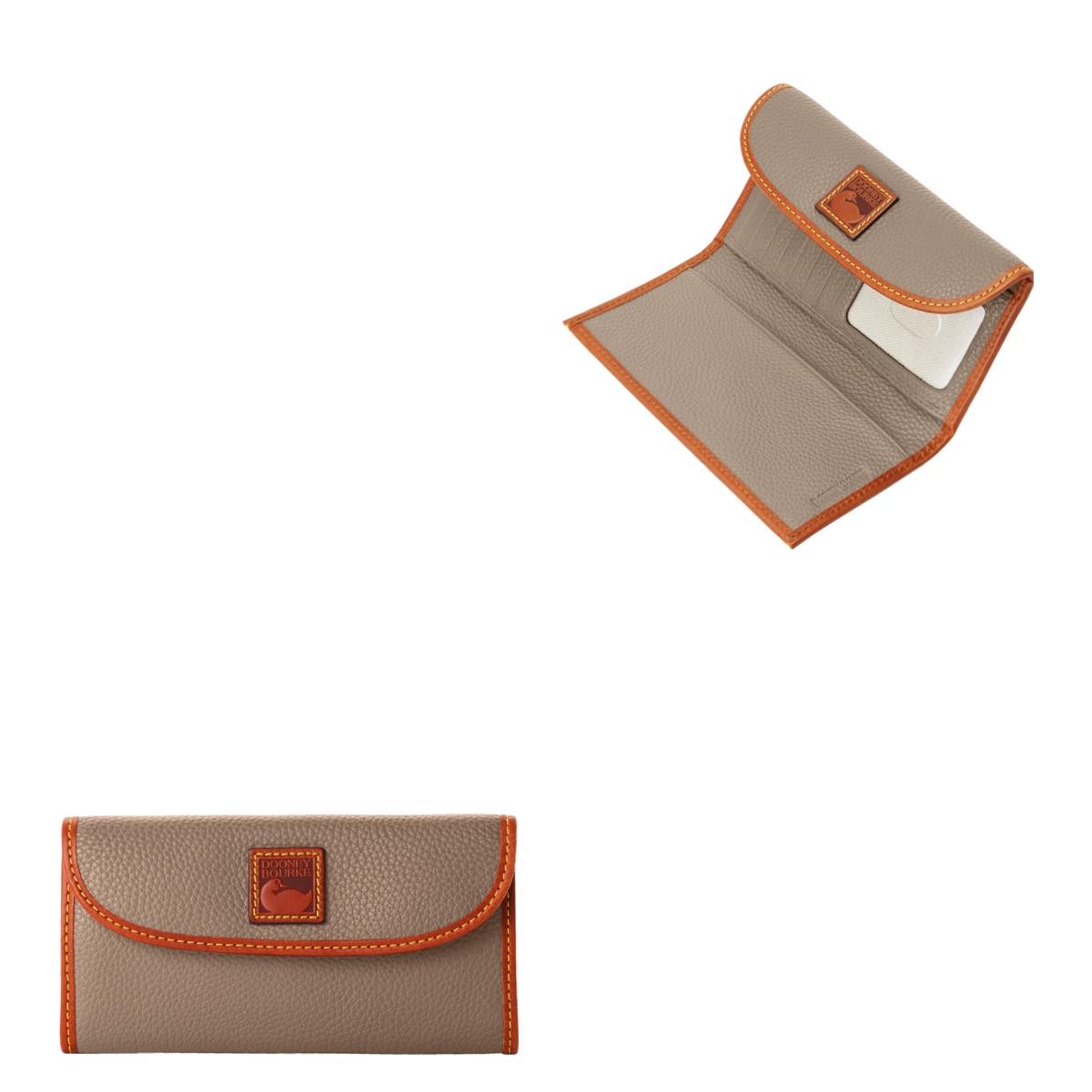 Dooney & Bourke Pebble Grain Continental Clutch