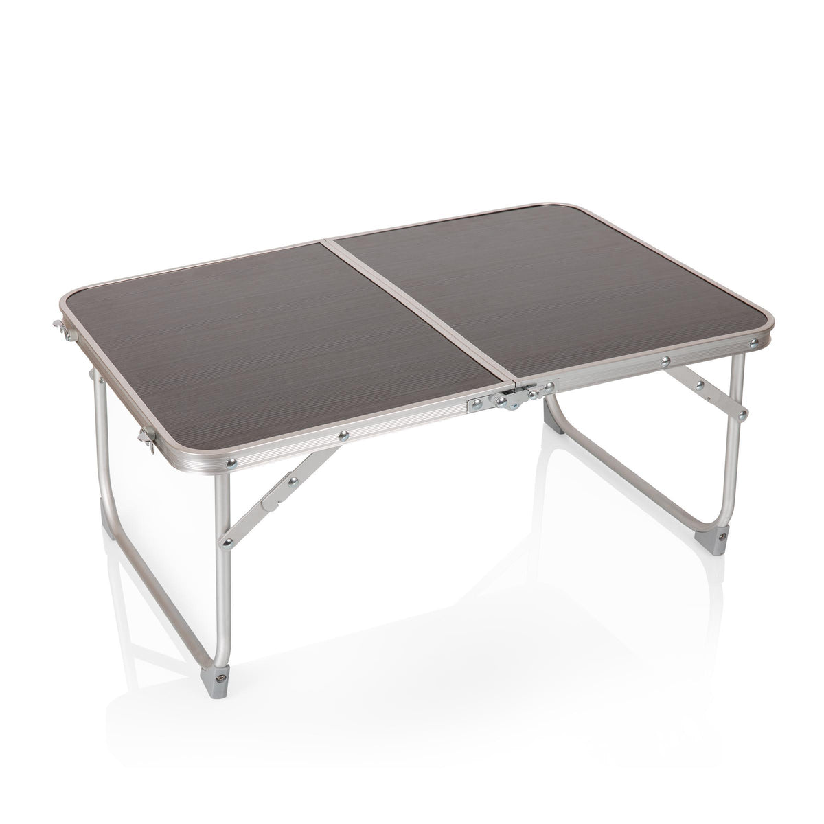 Picnic Time Concert Table - Charcoal Wood Grain